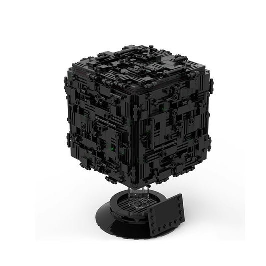 Sci-Fi Galactic Cyber Cube Building Kit | LEGO-Compatible MOC - 1