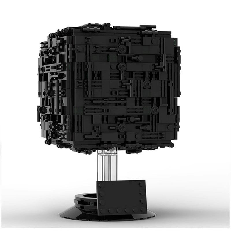 Sci-Fi Galactic Cyber Cube MOC Building Kit | Futuristic Display Model - 2