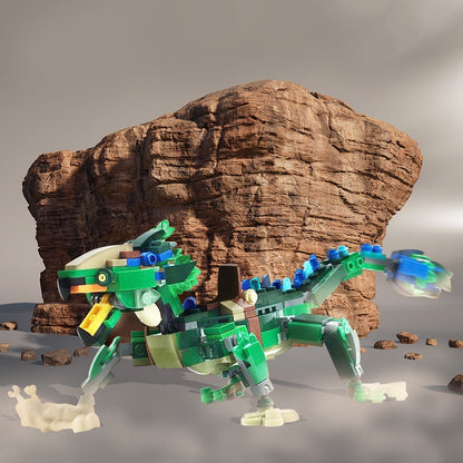 Sci-Fi Galactic Lizard Mount Building Kit | LEGO-Compatible MOC - 1
