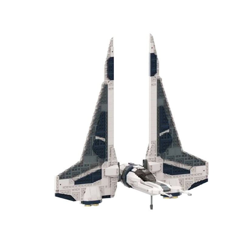Sci-Fi Gauntlet Starfighter Building Kit | LEGO-Compatible MOC - 6