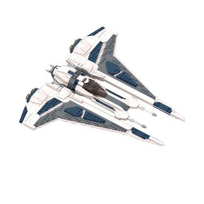 Sci-Fi Gauntlet Starfighter MOC Spacecraft Building Kit | Futuristic Fighter - 2