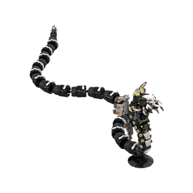 Sci-Fi Giant Cobra Mecha Slithering Serpent Building Kit | LEGO-Compatible MOC - 3