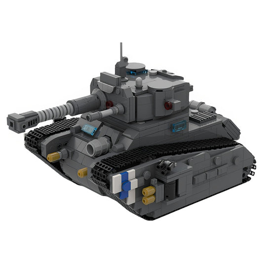 Sci-Fi Heavy Battle Tank MOC Building Kit - 1