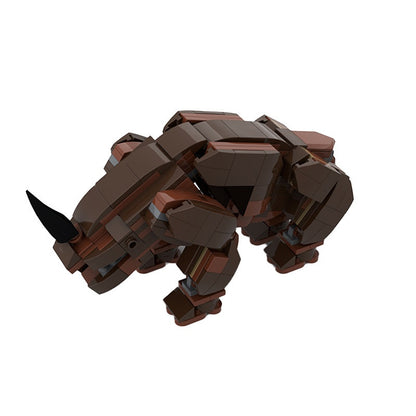 Sci-Fi Horned Desert Alien Beast  Building Kit | LEGO-Compatible MOC - 2