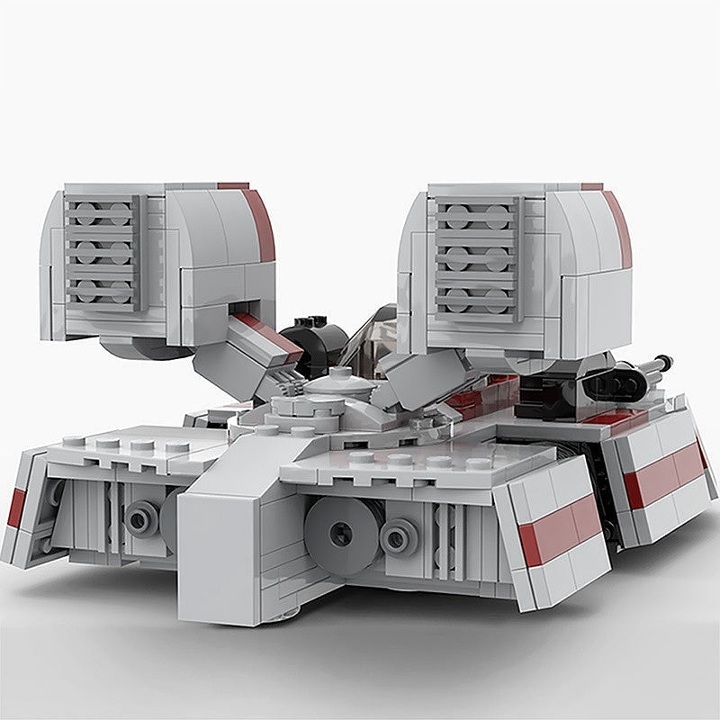 Sci-Fi Hover Speeder Tank MOC Building Kit | Futuristic Vehicle Model - 3