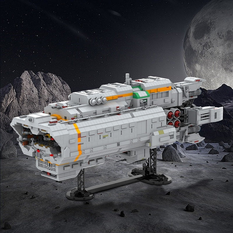 Sci-Fi Ice Hauler Cargo Freighter MOC Spacecraft Building Kit - 3