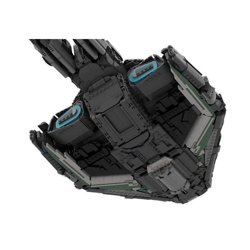 Sci-Fi Landing Craft Dropship Building Kit | LEGO-Compatible MOC - 3