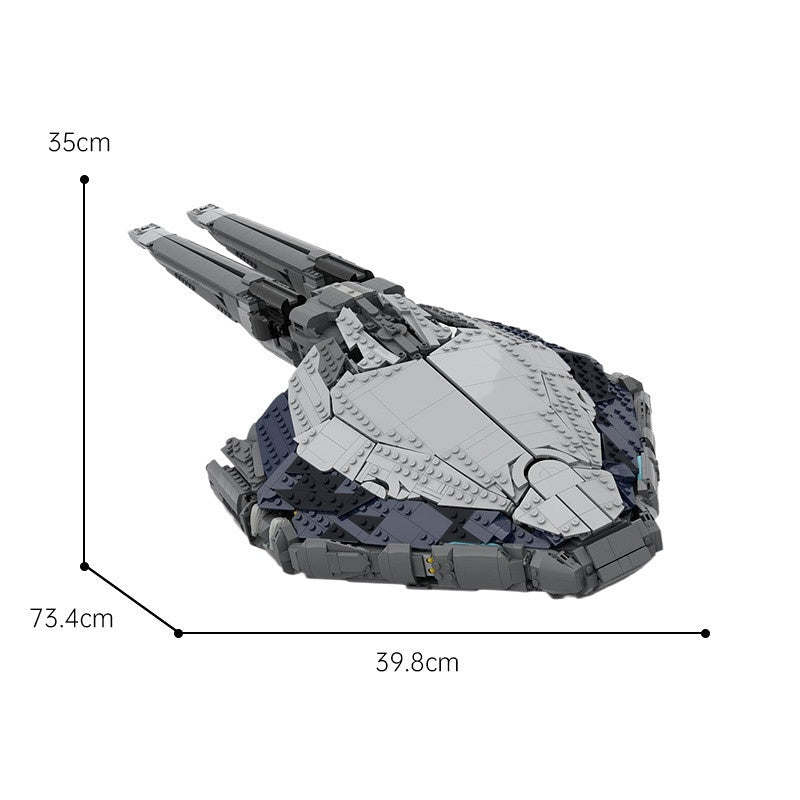 Sci-Fi Landing Craft Dropship Building Kit | LEGO-Compatible MOC - 5
