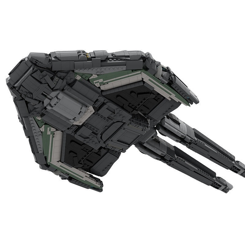Sci-Fi Landing Craft Dropship MOC Building Kit | Futuristic Spacecraft - 2