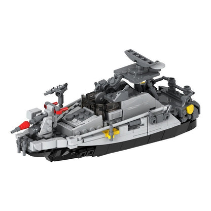 Sci-Fi Marine Amphibious Hunter MOC Command Ship Building Kit - 5
