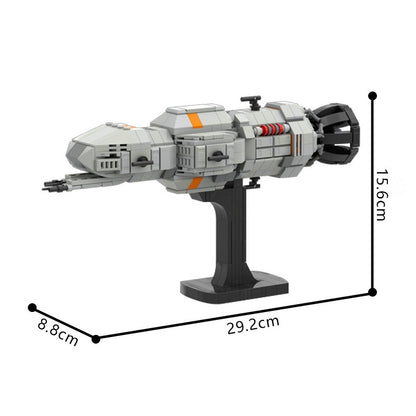 Sci-Fi Martian Gunship Mini MOC Building Kit |LEGO-Compatible MOC - 1