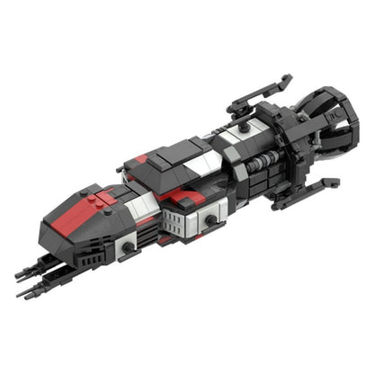 Sci-Fi Martian Gunship Mini MOC Building Kit |LEGO-Compatible MOC - 4
