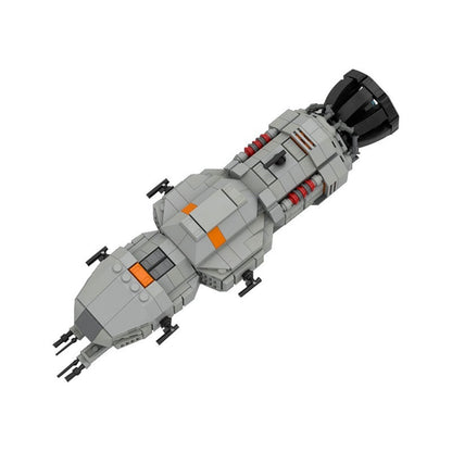 Sci-Fi Martian Gunship Mini MOC Spacecraft Building Kit - 16