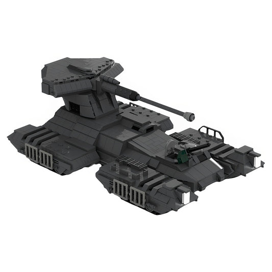 Sci-Fi Quad-Track Main Battle Tank MOC Building Kit - 1