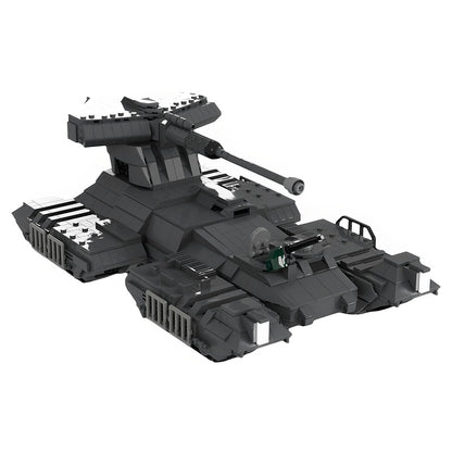 Sci-Fi Quad-Track Main Battle Tank MOC Building Kit - 2