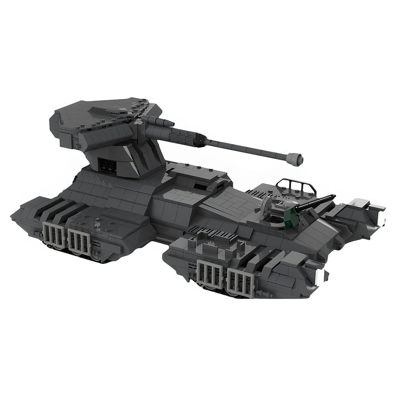 Sci-Fi Quad-Track Main Battle Tank MOC Building Kit - 3
