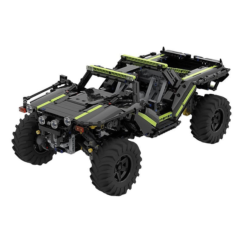 Sci-Fi Recon Rover MOC Building Kit | Futuristic Exploration Vehicle Model - 1