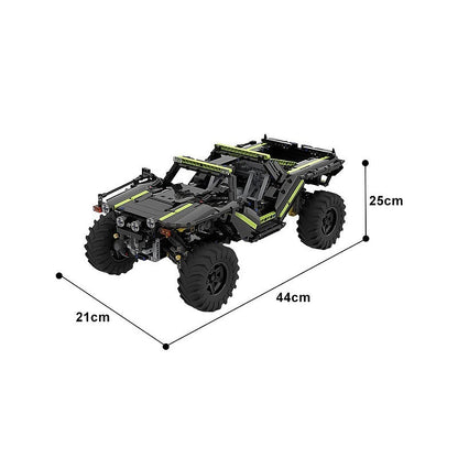 Sci-Fi Recon Rover MOC Building Kit | Futuristic Exploration Vehicle Model - 3