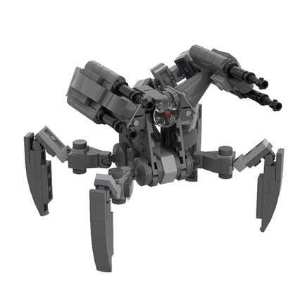 Sci-Fi Shielded Combat Droid Building Kit | LEGO-Compatible MOC - 2