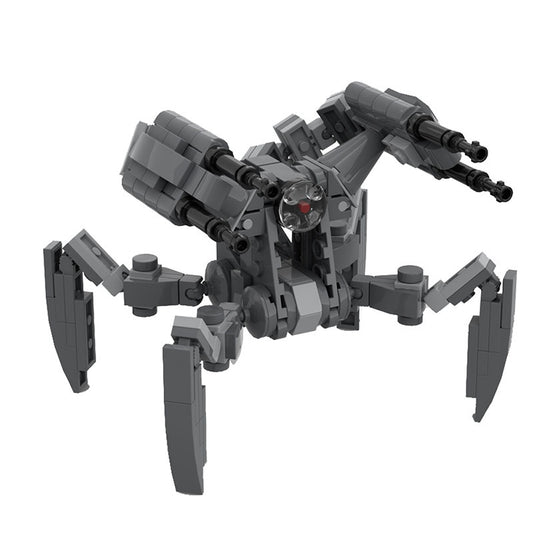 Sci-Fi Shielded Combat Droid Building Kit | LEGO-Compatible MOC - 2