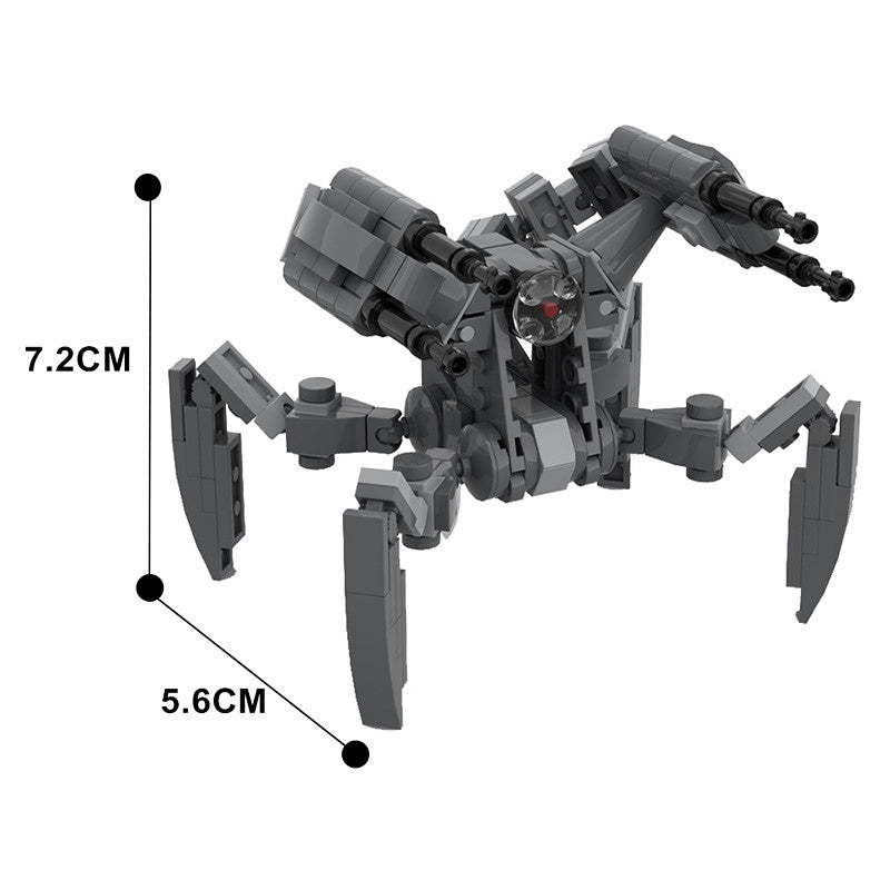 Sci-Fi Shielded Combat Droid Building Kit | LEGO-Compatible MOC - 4