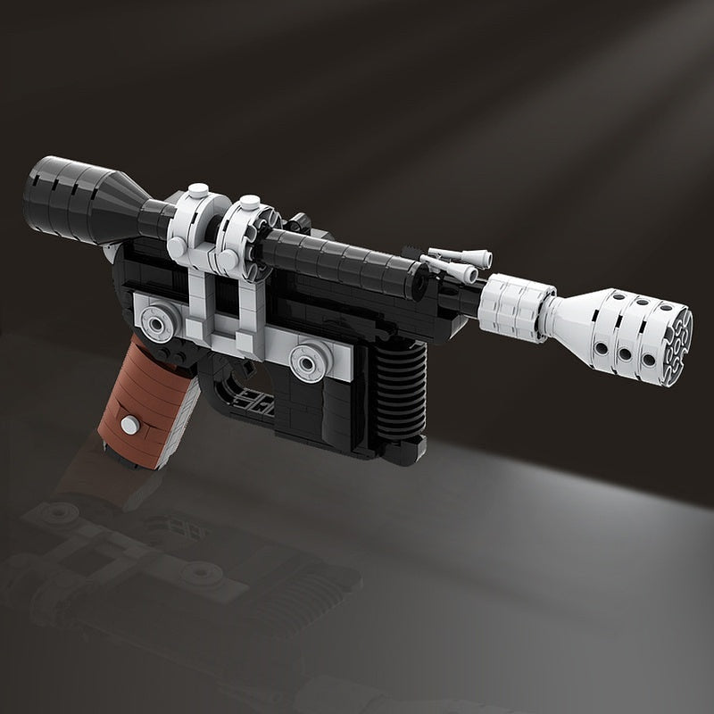 Sci-Fi Smuggler Heavy Blaster MOC Building Set | Custom Space Explorer Pistol - 4