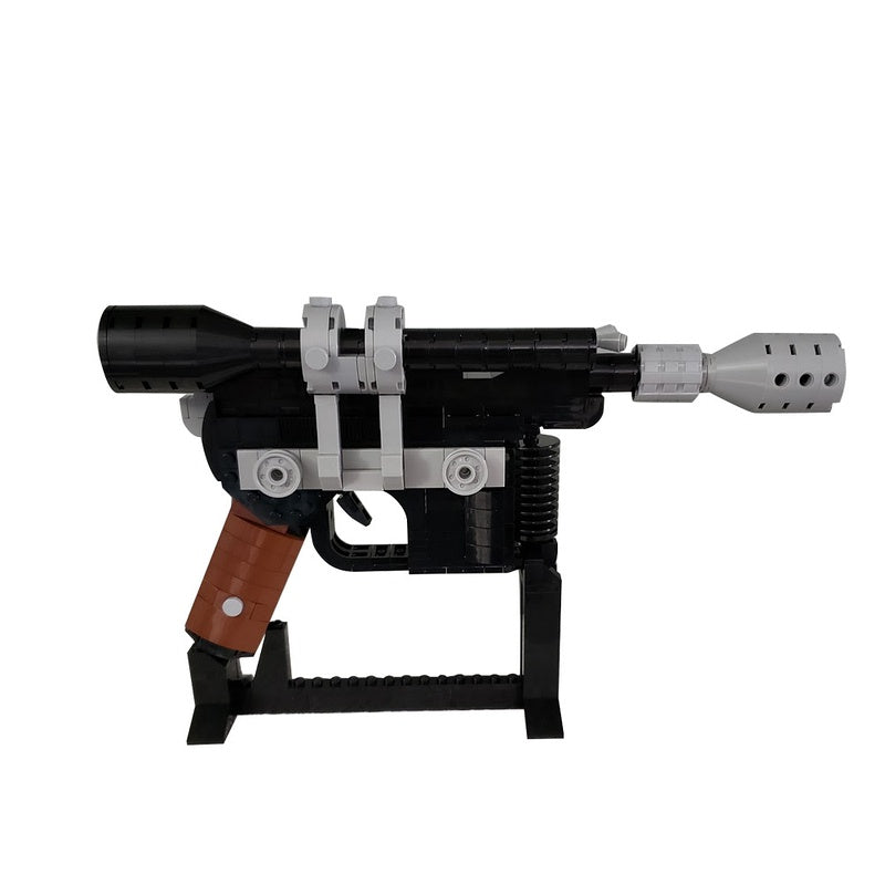 Sci-Fi Smuggler Heavy Blaster Pistol Building Kit | LEGO-Compatible MOC - 4