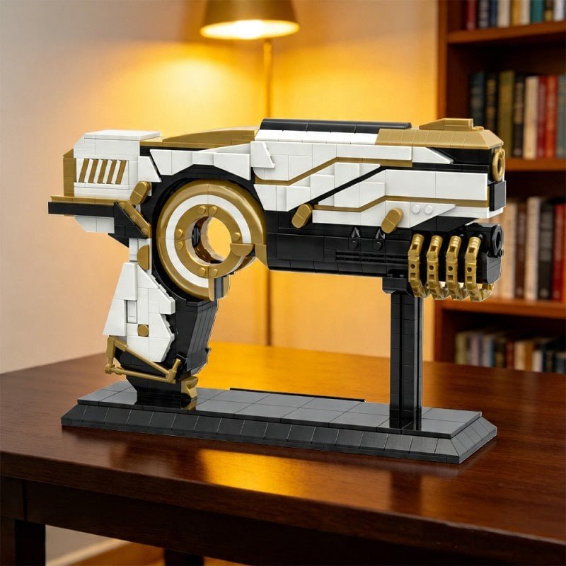 Sci-Fi Space Ninja Gun Model MOC Building Kit | Futuristic Alien Rifle - 5