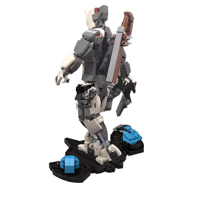 Sci-Fi Space Ninja Mecha Figure Building Kit | LEGO-Compatible MOC - 3