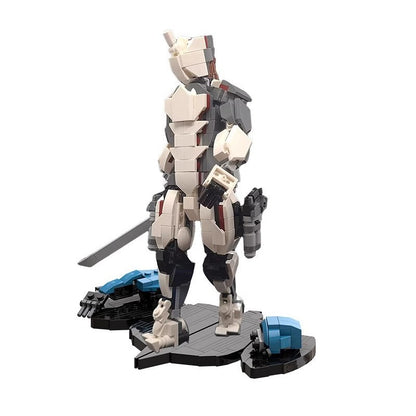 Sci-Fi Space Ninja Mecha Figure Building Kit | LEGO-Compatible MOC - 5