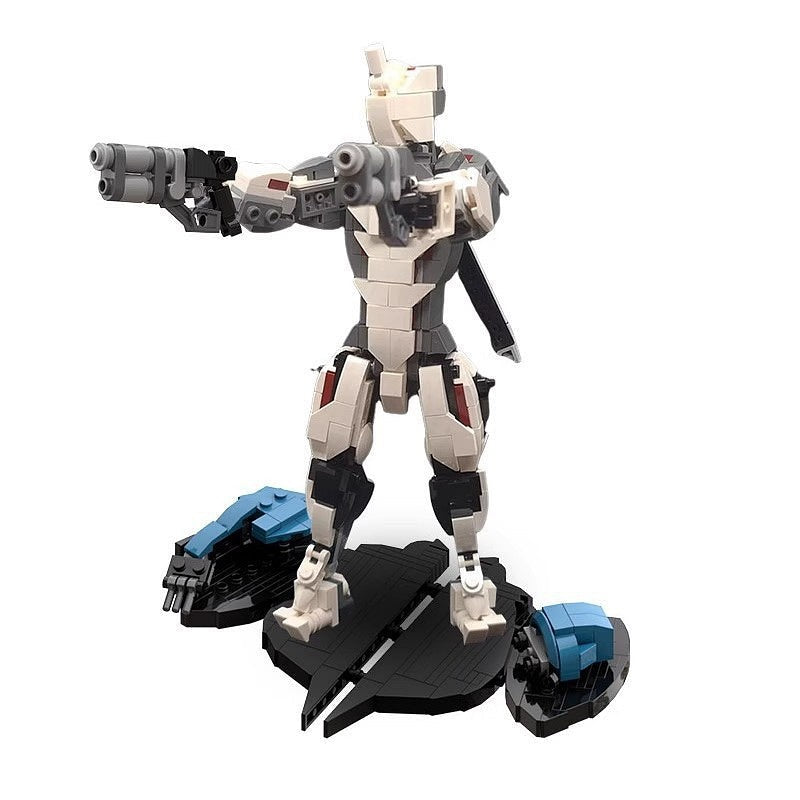 Sci-Fi Space Ninja Mecha MOC Building Kit | Futuristic Warrior Figure - 2