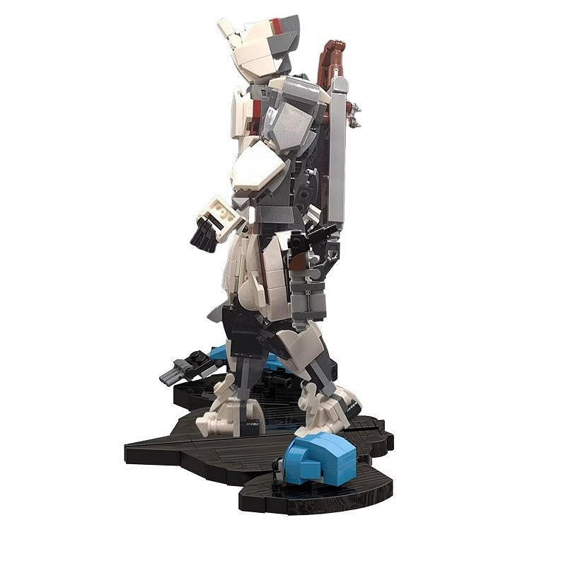 Sci-Fi Space Ninja Mecha MOC Building Kit | Futuristic Warrior Figure - 4