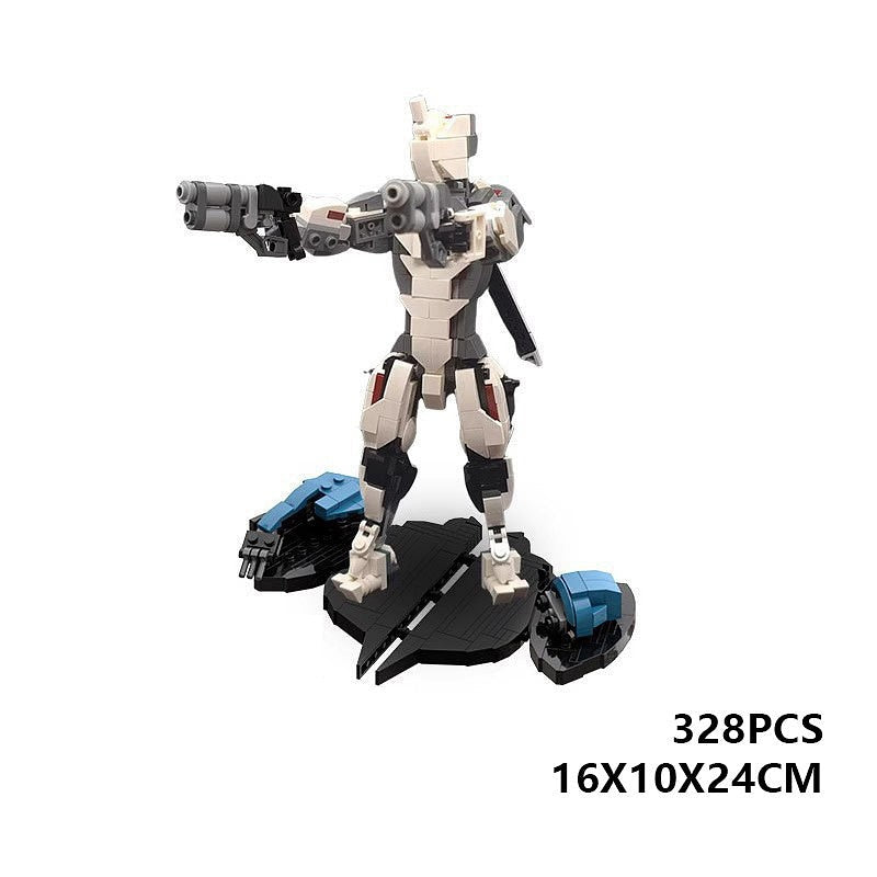 Sci-Fi Space Ninja Mecha MOC Building Kit | Futuristic Warrior Figure - 6