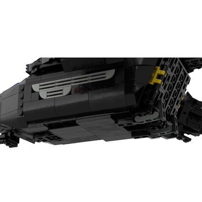 Sci-Fi Space Transport Extraction Shuttle Building Kit | Compatible MOC - 3