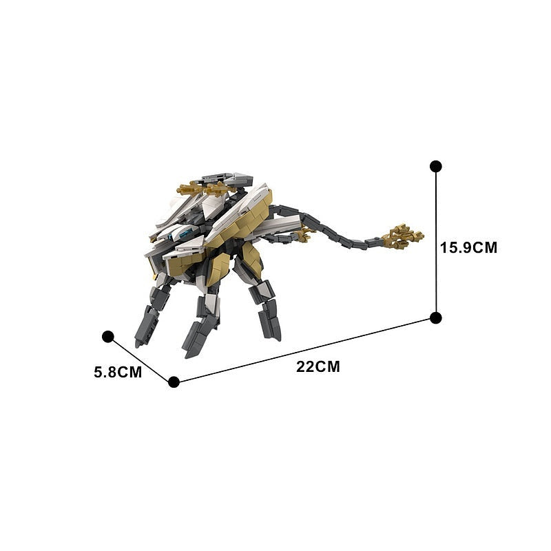 Sci-Fi Specter Mech Combat Robot MOC Building Kit - 3