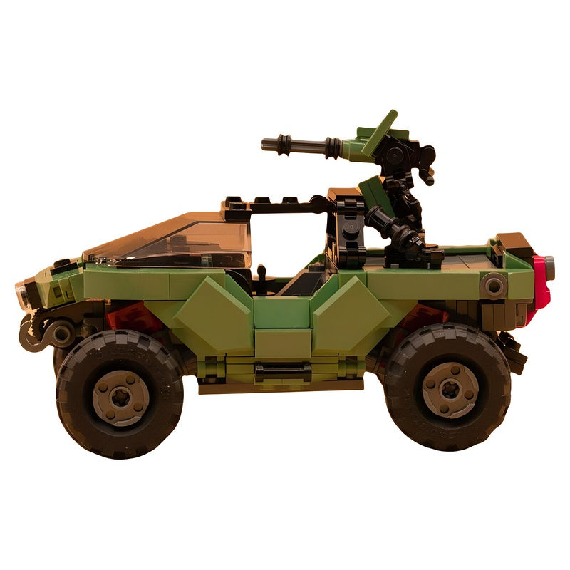 Sci-Fi Tactical 4x4 Turret Vehicle MOC Building Kit - 3