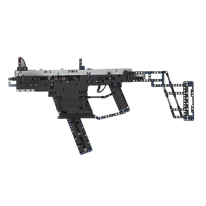 Sci-Fi Tactical SMG MOC Building Kit | Mechanical Display Model - 1