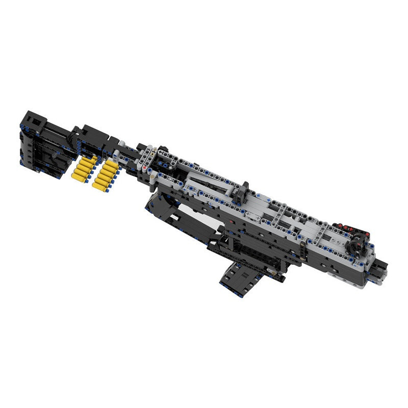 Sci-Fi Tactical SMG MOC Building Kit | Mechanical Display Model - 6