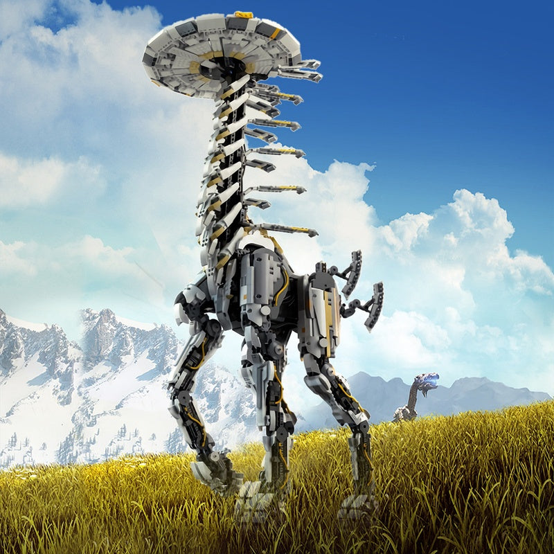 Sci-Fi Tallneck Giraffe Beast Building Kit | LEGO-Compatible MOC - 1