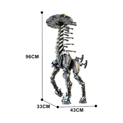 Sci-Fi Tallneck Giraffe Beast MOC Building Kit - 4