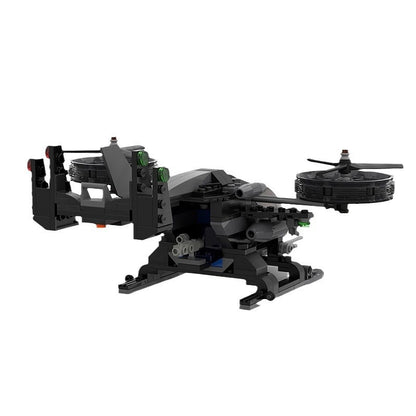 Sci-Fi Twin Rotor Helicopter Building Kit | LEGO-Compatible MOC - 5