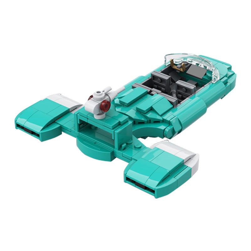 Sci-Fi Urban Security Landspeeder Building Kit | LEGO-Compatible MOC - 2