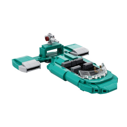 Sci-Fi Urban Security Landspeeder Building Kit | LEGO-Compatible MOC - 3