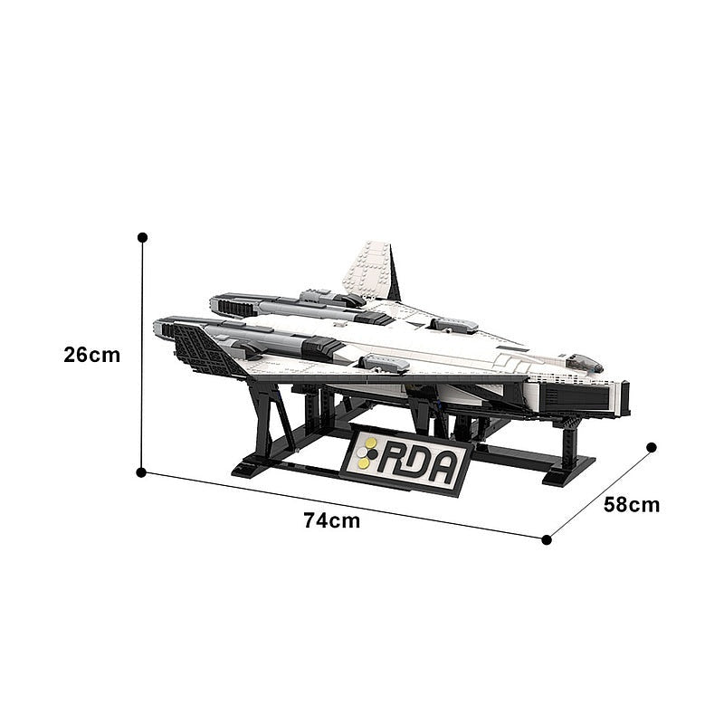 Sci-Fi Valkyrie SSTO TAV-37B Space Shuttle MOC Building Kit - 4