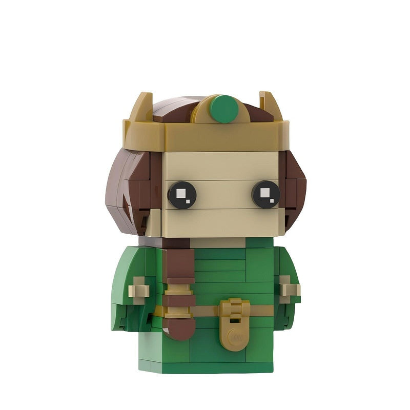 Scottish Princess & Bear Legend BrickHeadz Building Kit | LEGO-Compatible MOC - 3