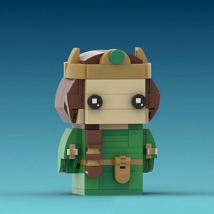 Scottish Princess & Bear Legend BrickHeadz Building Kit | LEGO-Compatible MOC - 4