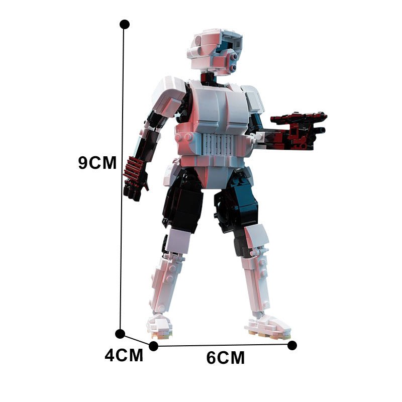 scout trooper building set | star wars | moc-87909 - 4