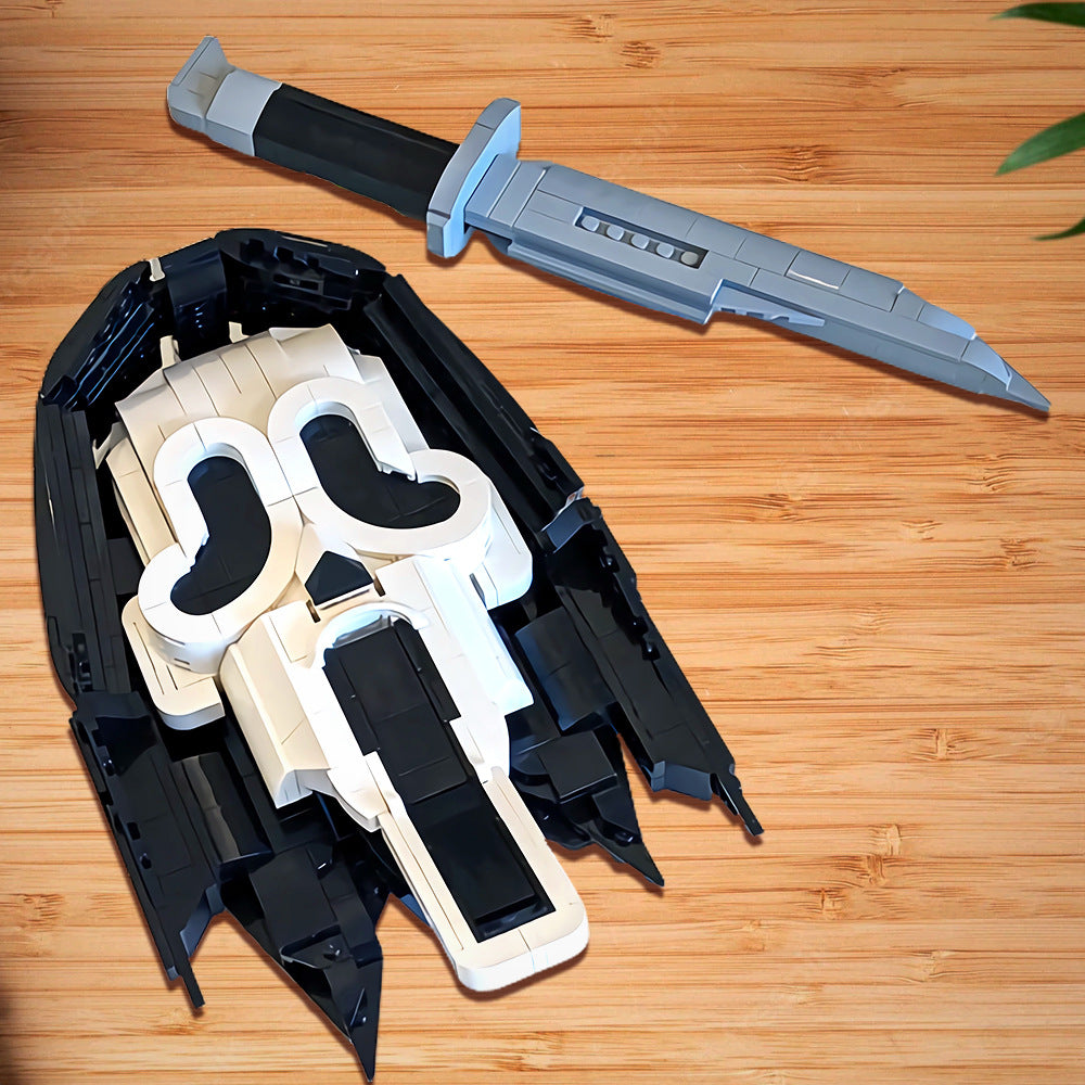scream movie ghostface knife buck 120 building set | moc-168525 - 1