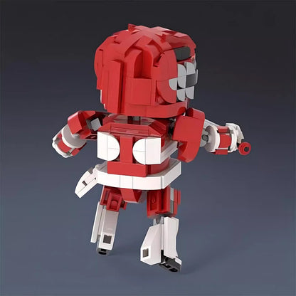 SD Crimson Hero Ranger Building Kit | LEGO-Compatible MOC - 4