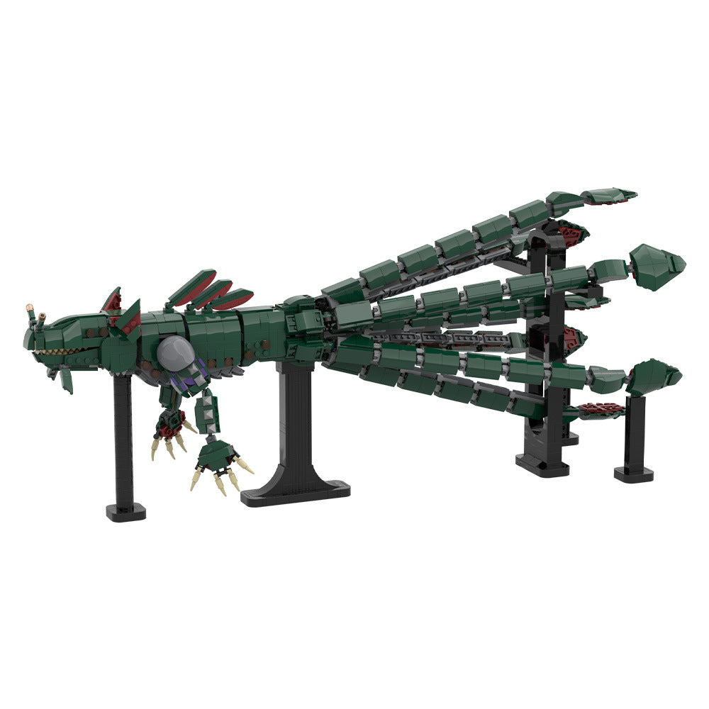 sea dragon leviathan building kit | subnautica | moc-232734 - 4
